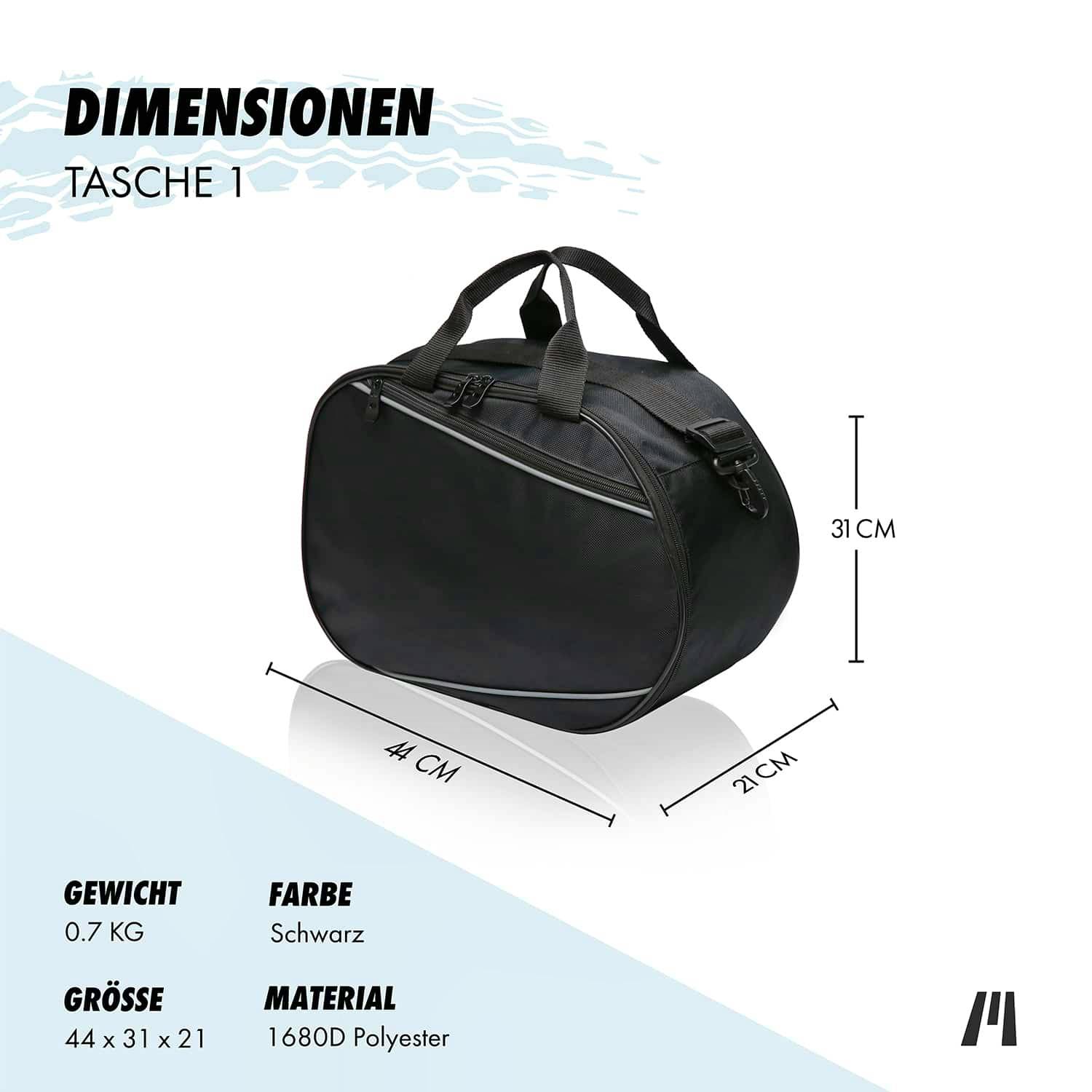 Picture 5 of Pannier liner inner bags for Yamaha FJR FZ Fazer FZR XJ XJR TDM Tracer